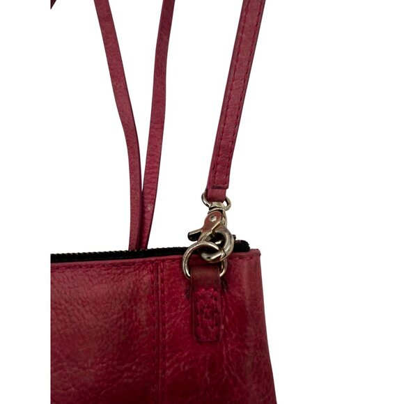 Botkier Mini Crossbody Bag Womens Pink Leather Tassel Zip Purse 9x6 Y2K Designer - Picture 8 of 10